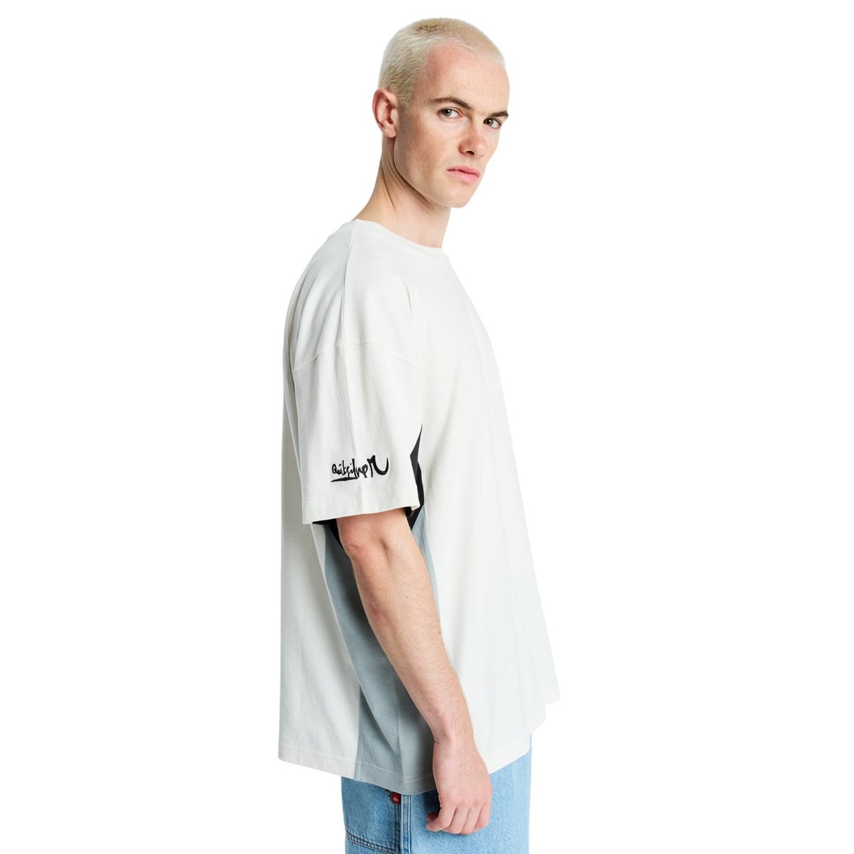 T-Shirt manches courtes YOUNG GUNS FLUX blanc snow white, QUIKSILVER