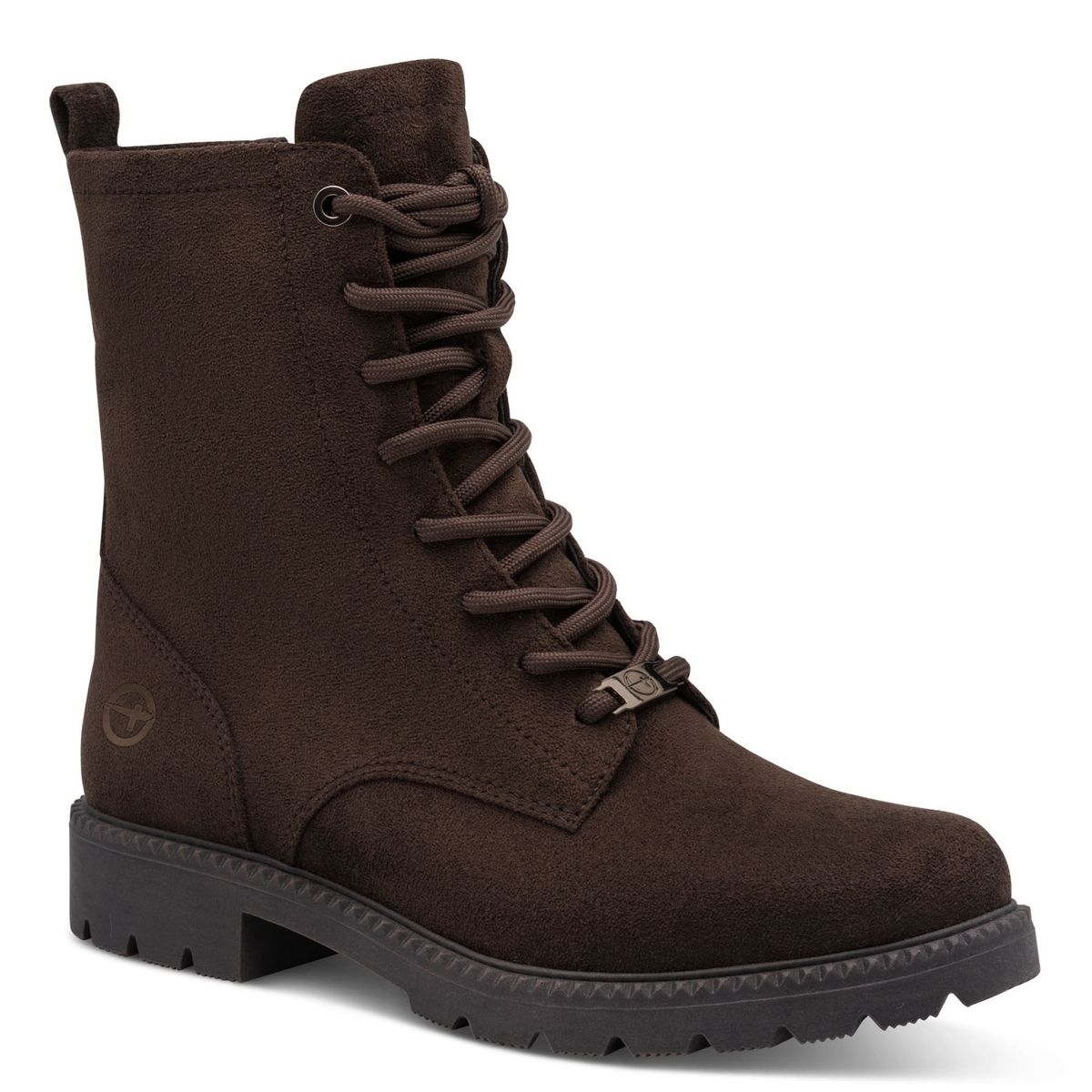 Bottine talon bloc marron mocca, TAMARIS