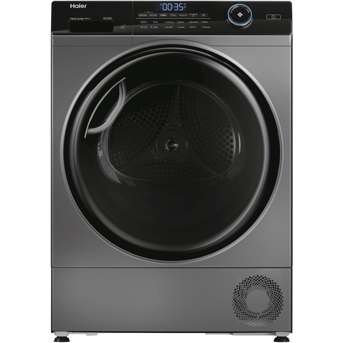 Sèche linge pompe à chaleur HD100-A2959RE-FR silver, HAIER