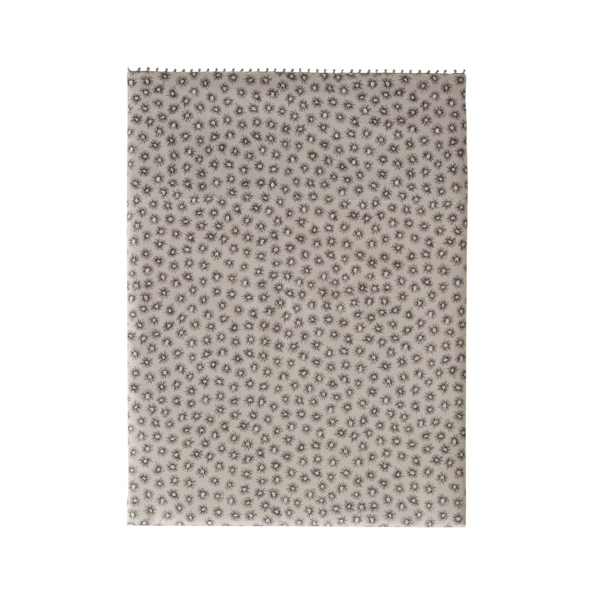 Drap plat imprimé en satin de coton bio, A LA BELLE ÉTOILE lune, ALEXANDRE TURPAULT