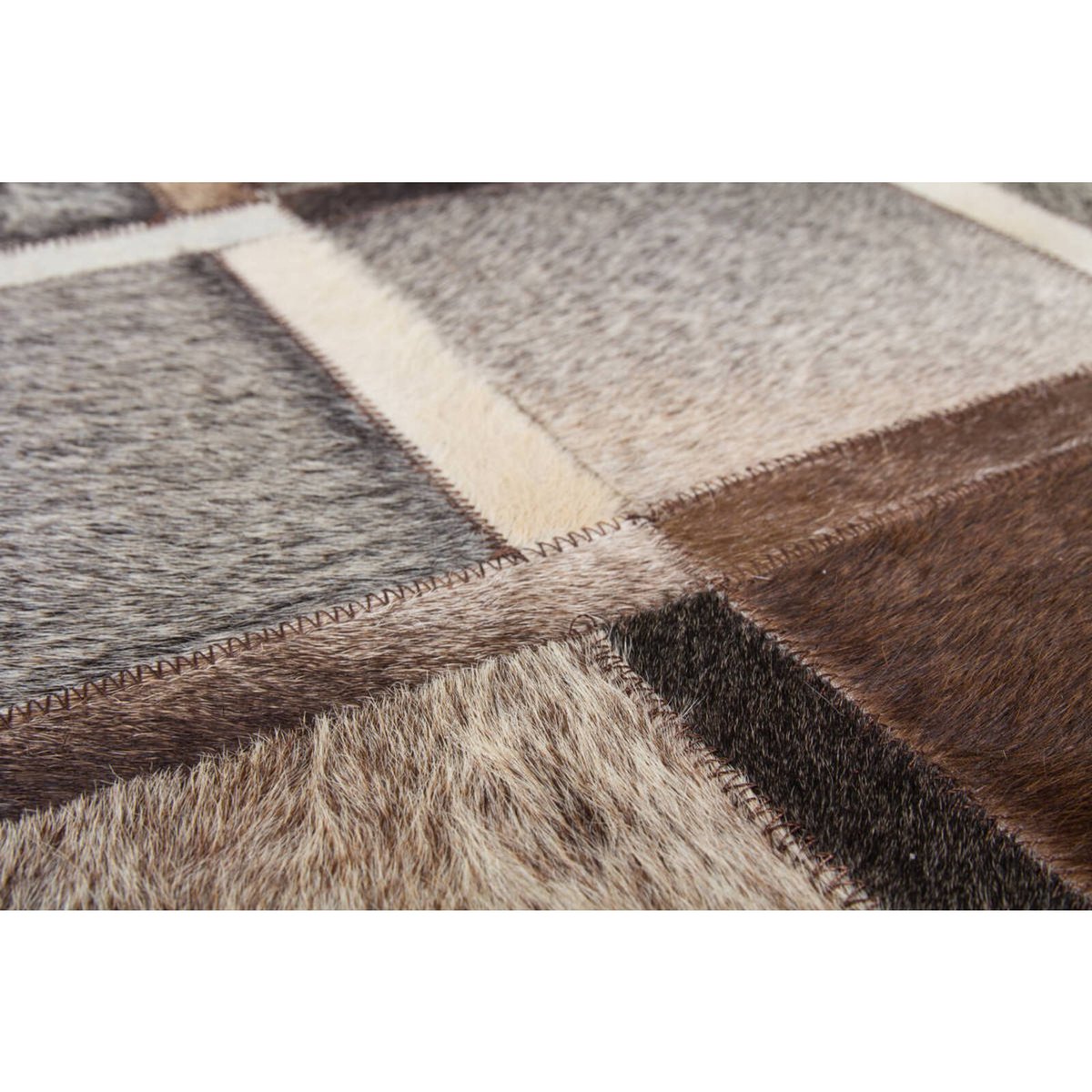 Tapis en cuir fait main, LAVISH marron, ARTE ESPINA