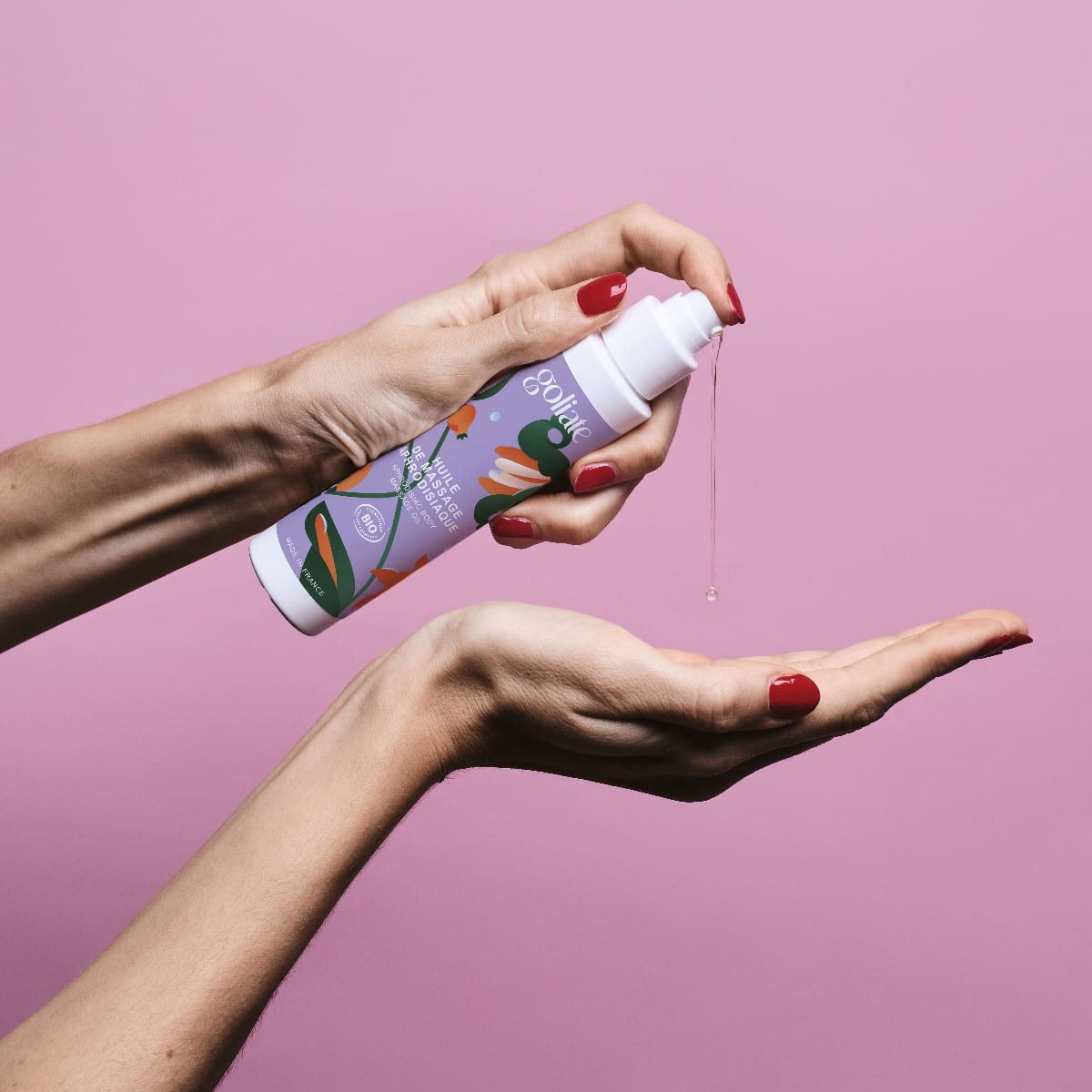 Huile De Massage Intégral - Aphrodisiaque coloris unique, GOLIATE
