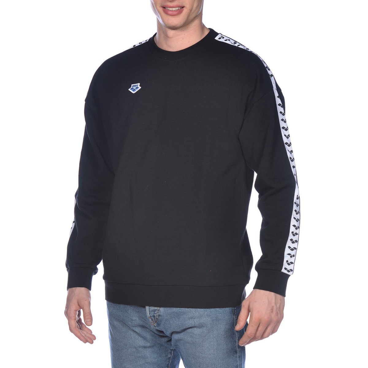 Sweat-shirt oversize unisexe Icons Team noir - blanc - noir, ARENA