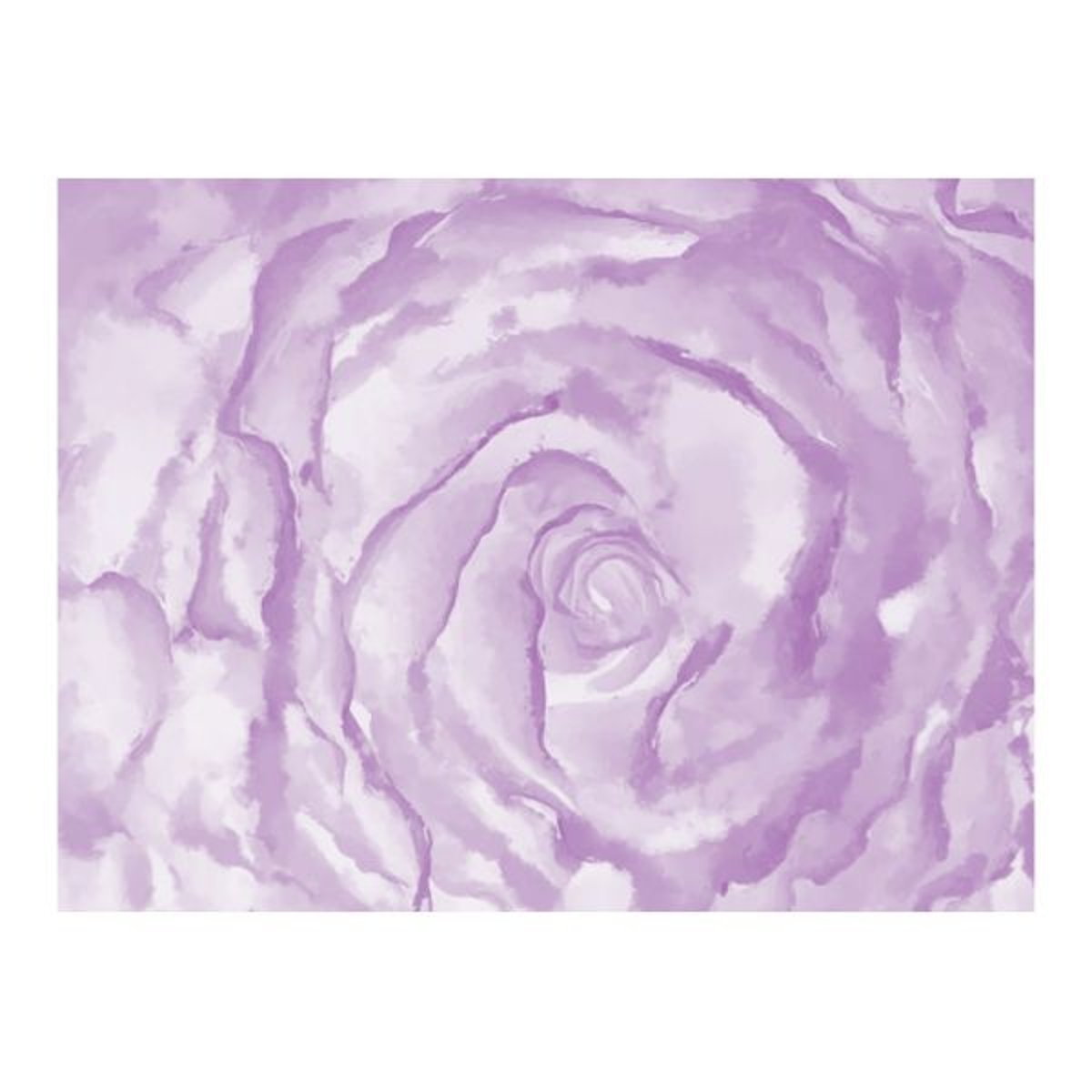 Papier peint intissé panoramique Fleurs rose (rose) violet, EDEN