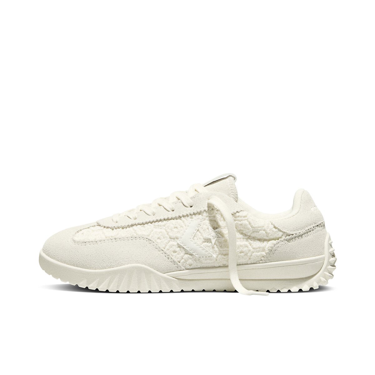 Baskets RUN STAR TRAINER FLORAL CROCHET ecru, CONVERSE