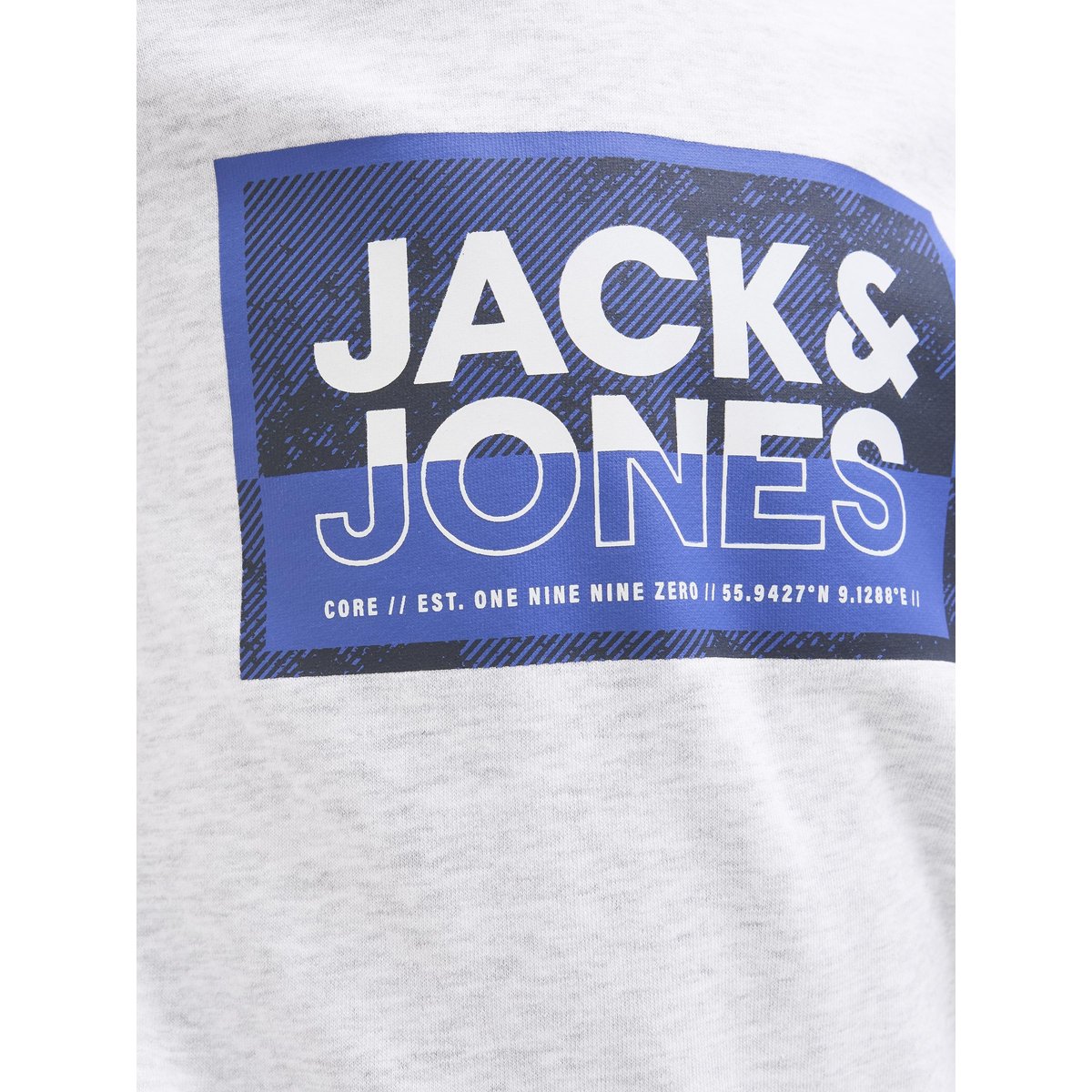 Sweat À Capuche white melange, JACK & JONES JUNIOR