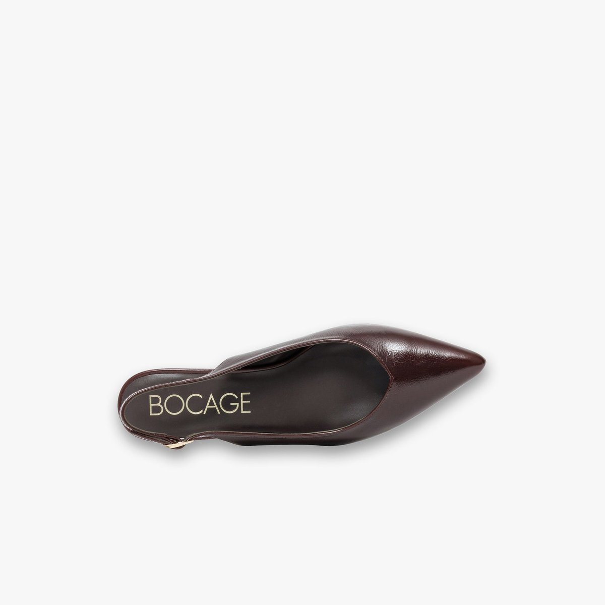 Escarpin en cuir DELIA violet pourpre, BOCAGE
