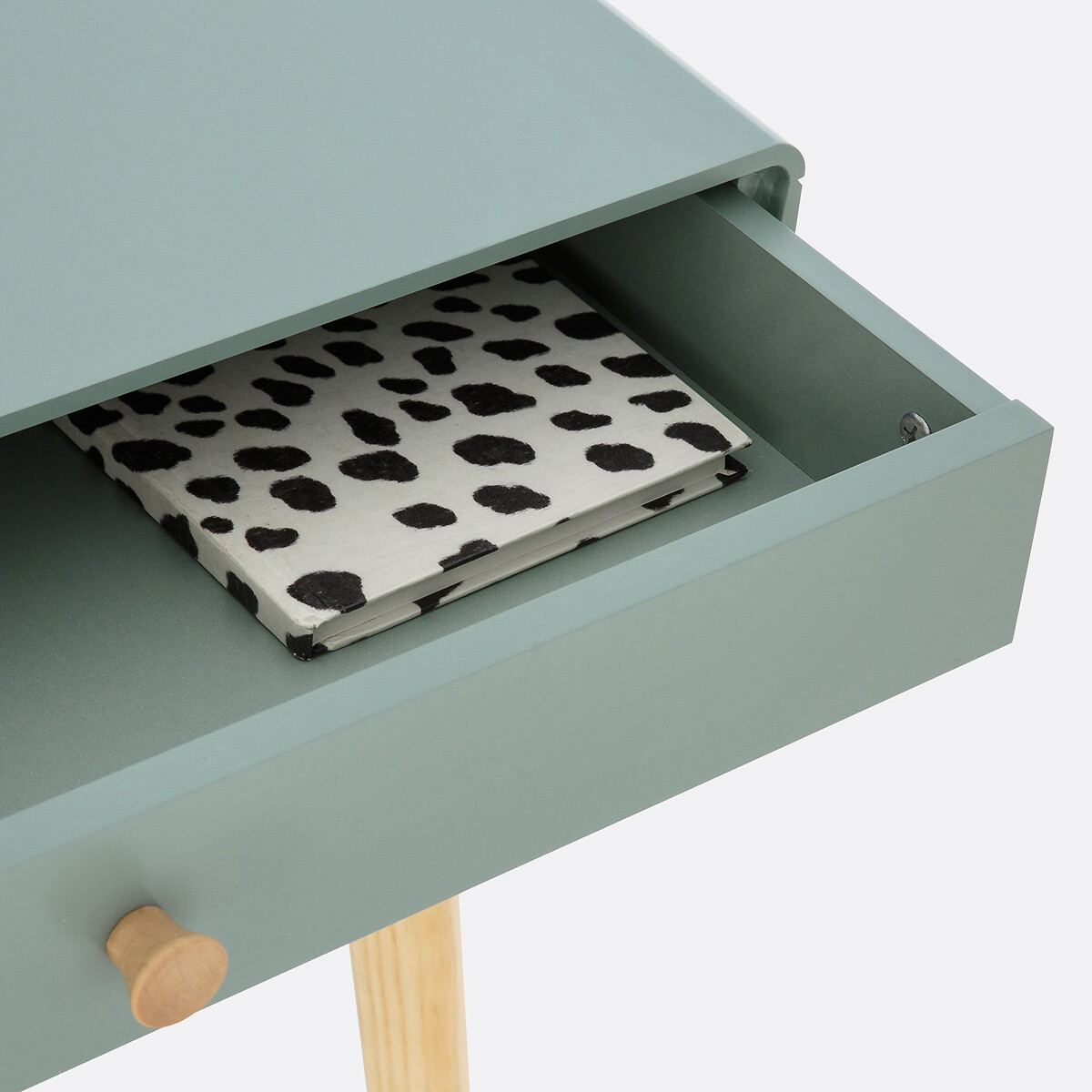 Bureau 2 tiroirs, JIMI vert de gris, LA REDOUTE INTERIEURS