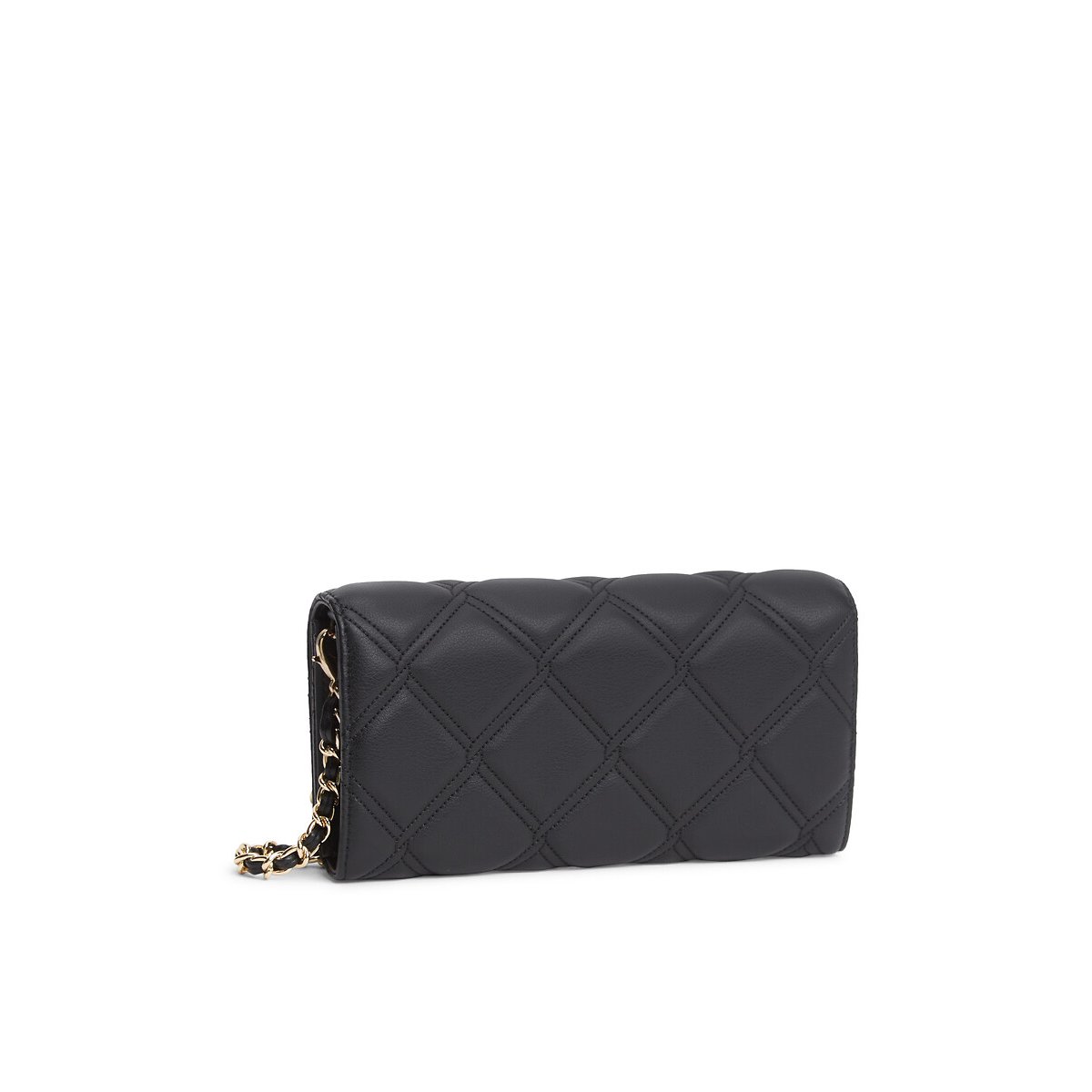 Portefeuille matelassé, avec chaîne noir, TOMMY HILFIGER