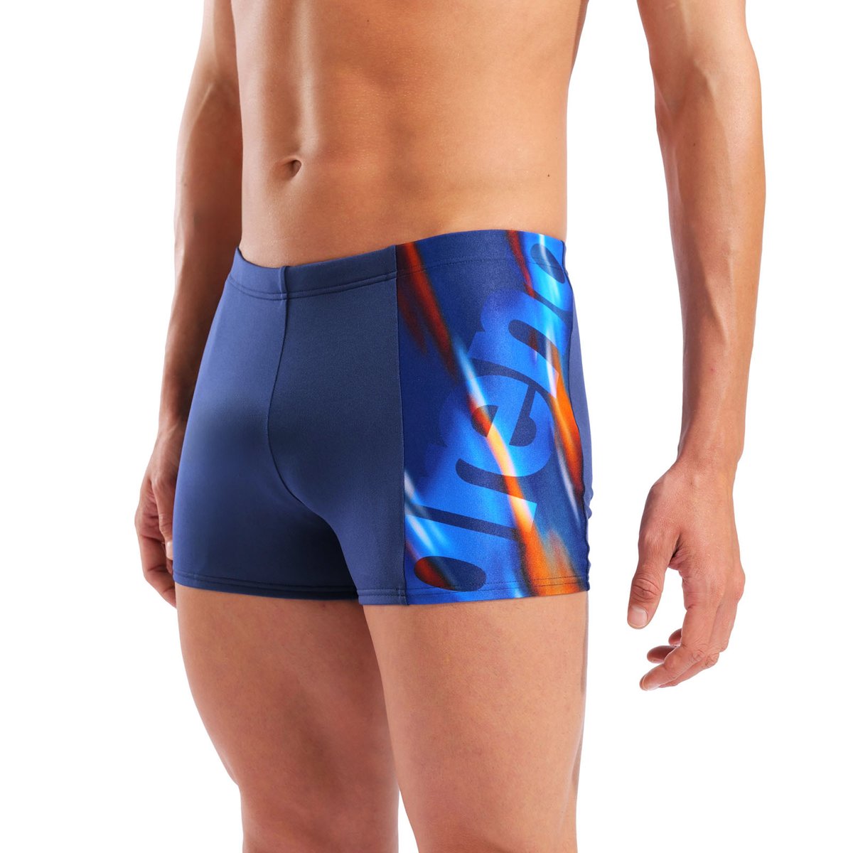 Short de bain taille basse pour homme arena Performance Placement navy-navy multi, ARENA
