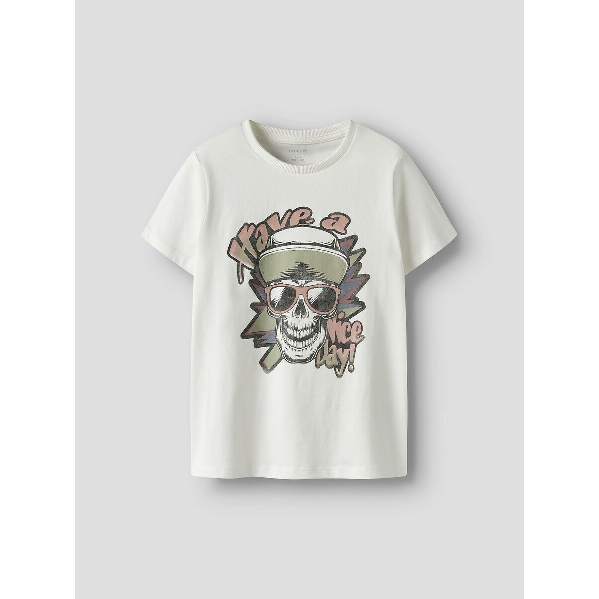 T-shirt met korte mouwen wit, NAME IT