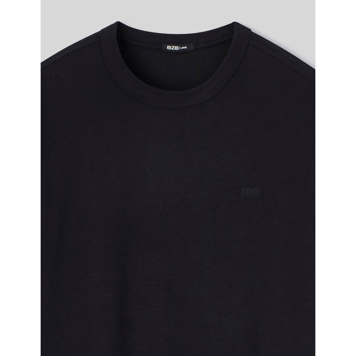 T-shirt manches longues noir, BZB