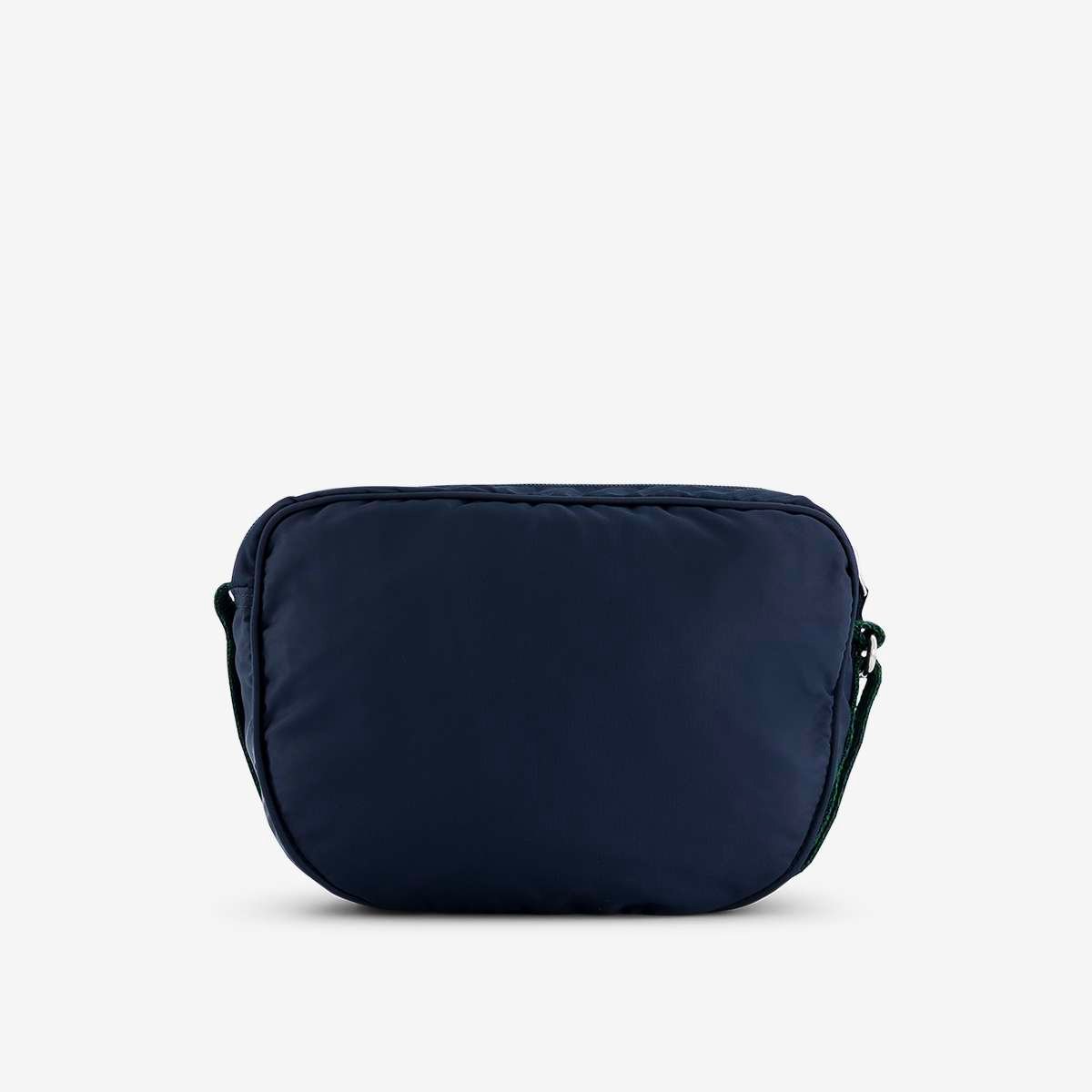 Sac bandoulière arrondi en nylon recyclé FOLDED HALF MOON marine, BENSIMON