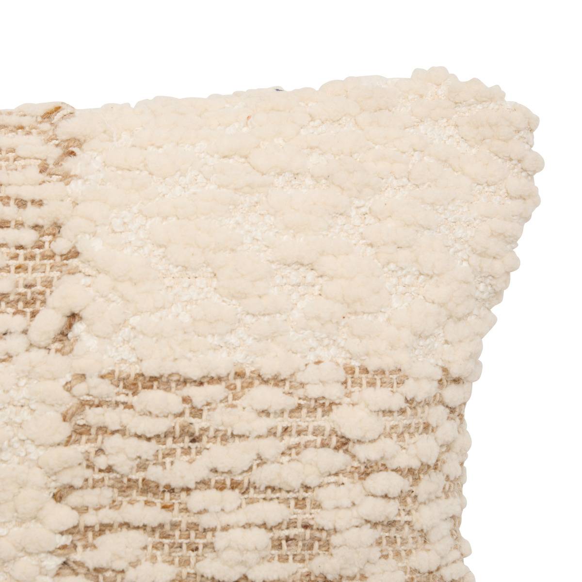 Coussin rectangulaire AMEYA beige lin, ATMOSPHERA