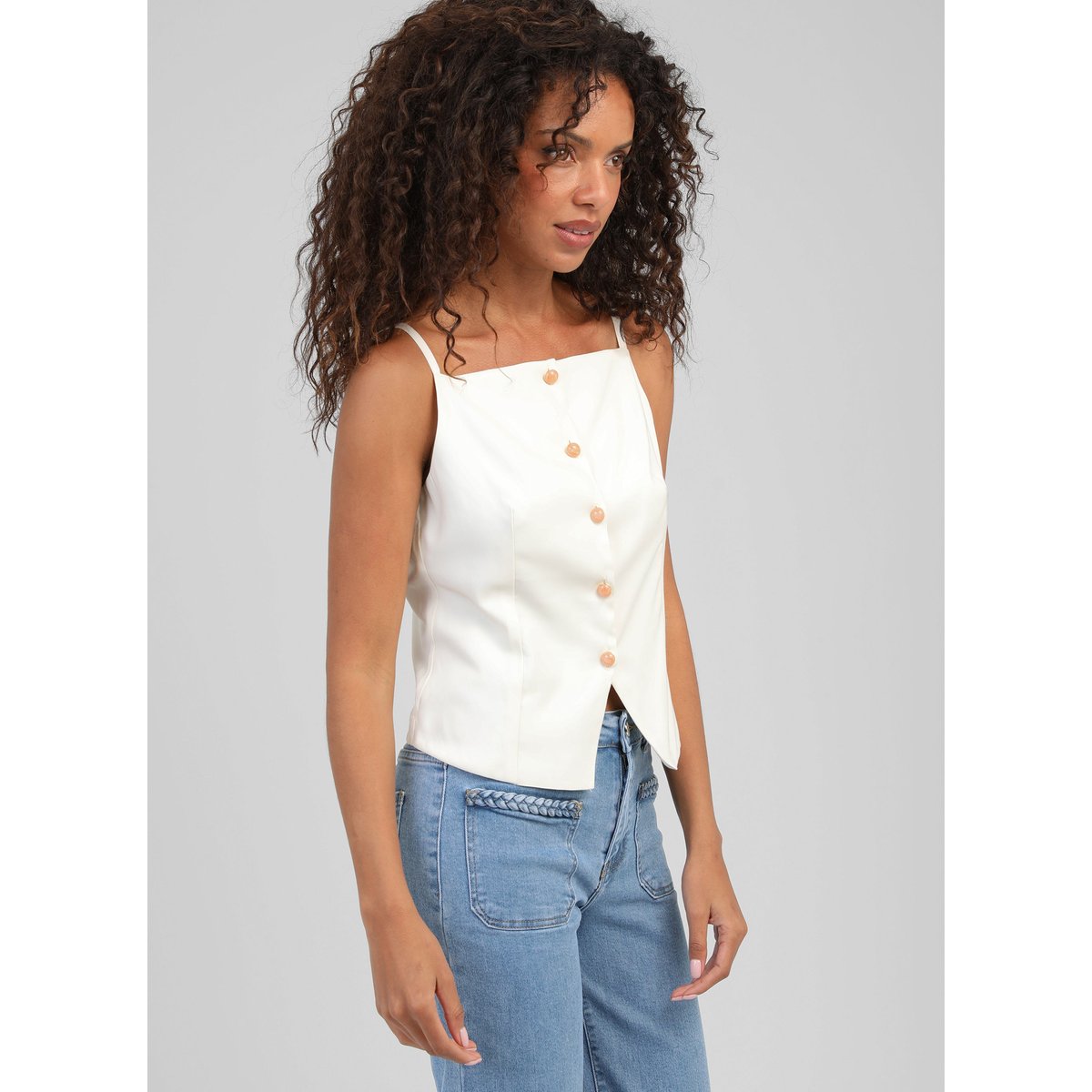 Debardeur KANTIN blanc casse, AN'GE
