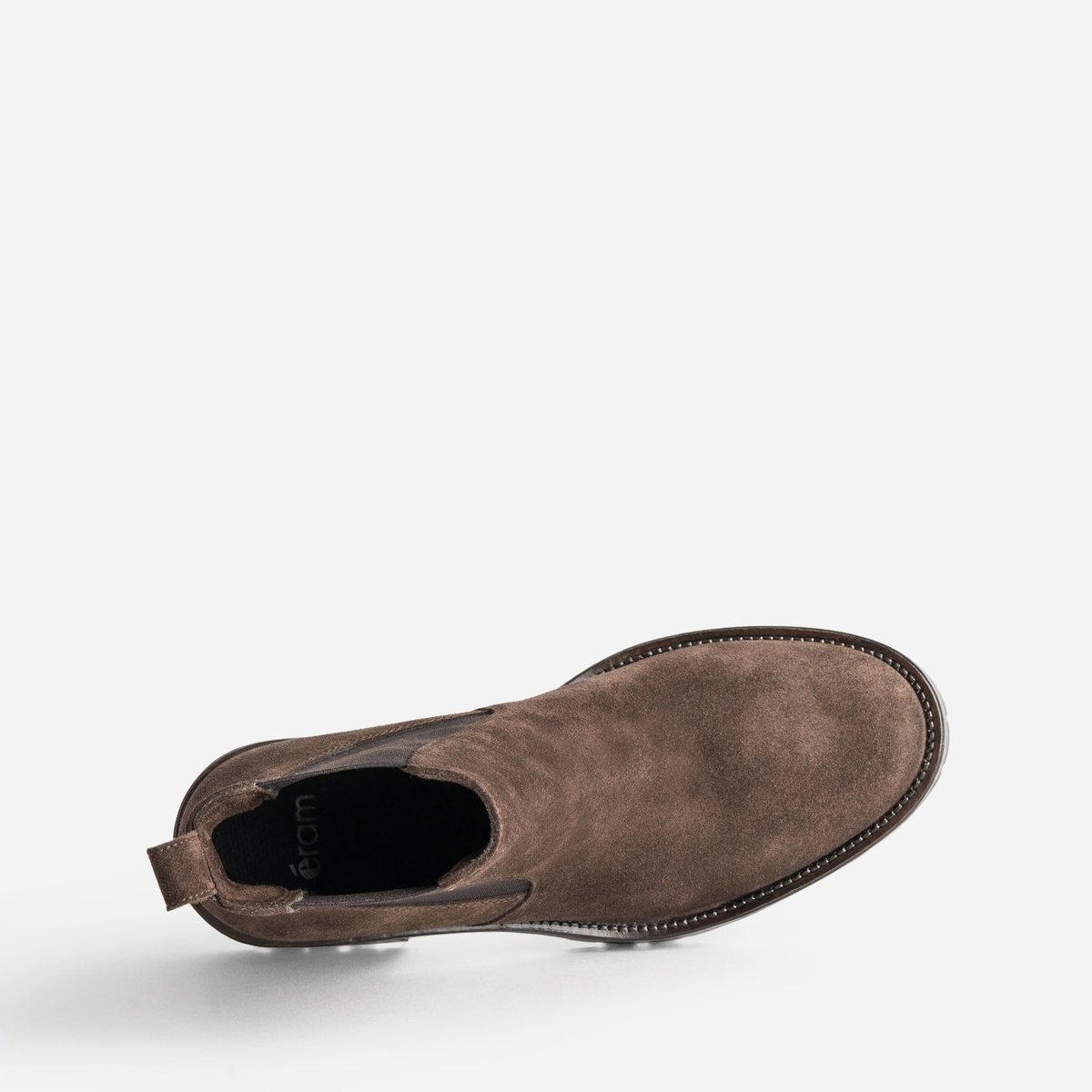 Boots À Talon en cuir NIL chocolat, ERAM