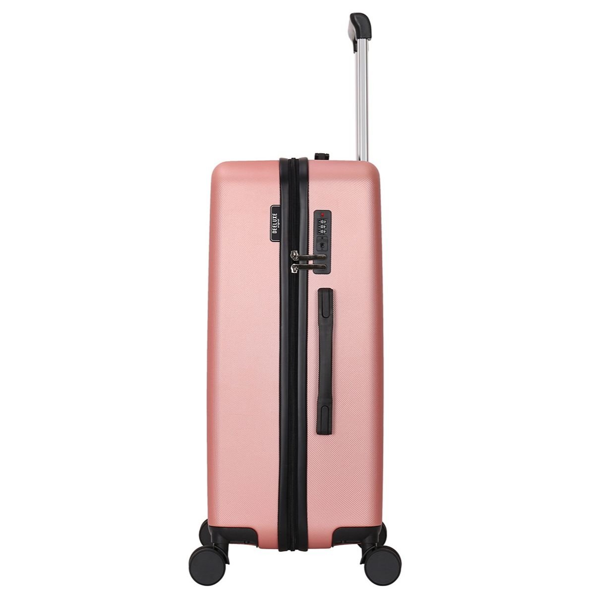 Valise Grande taille 4 roues 75cm ABS - DOWNTOWN - DEELUXE rose, DEELUXE