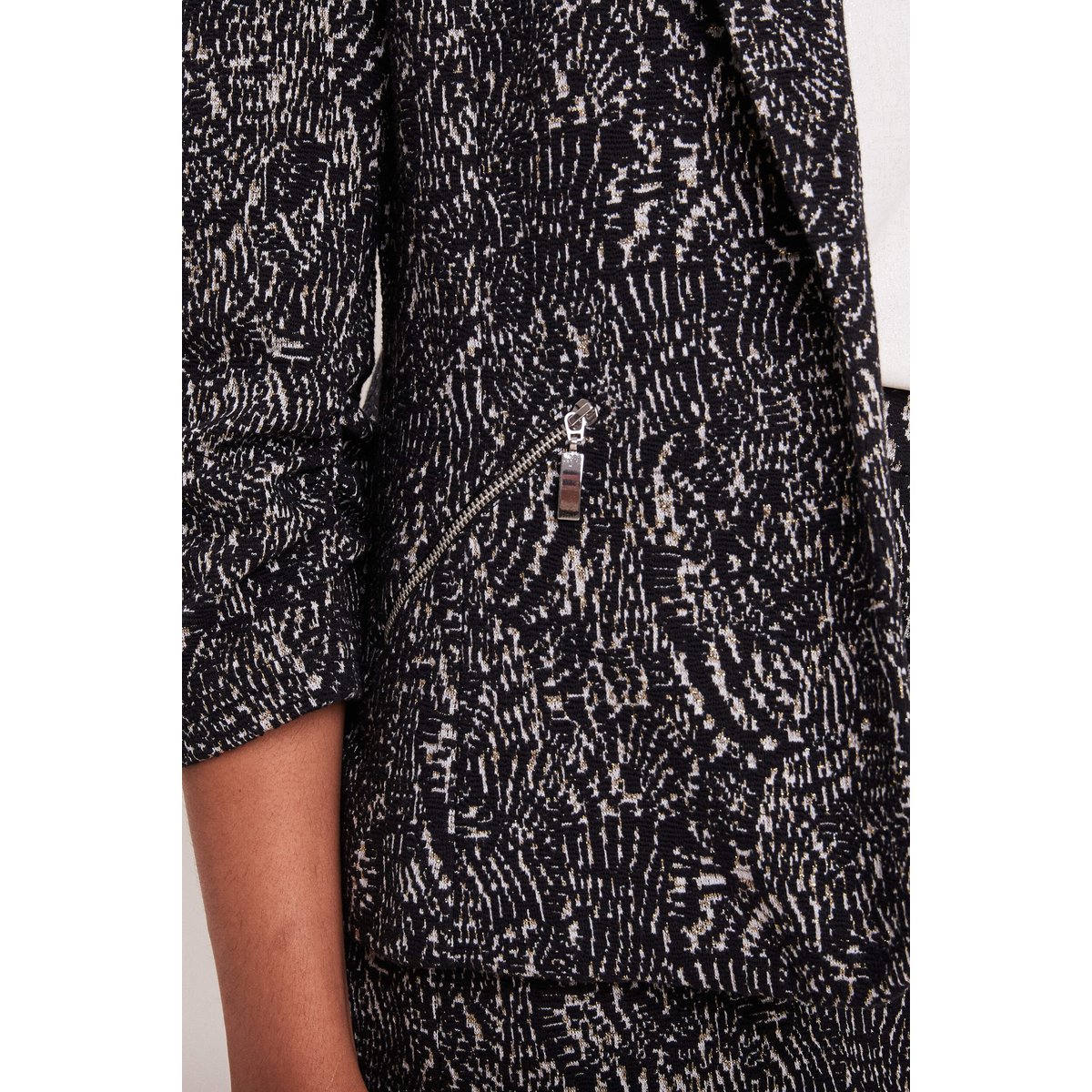 Veste tailleur manches 3/4 noir, BREAL