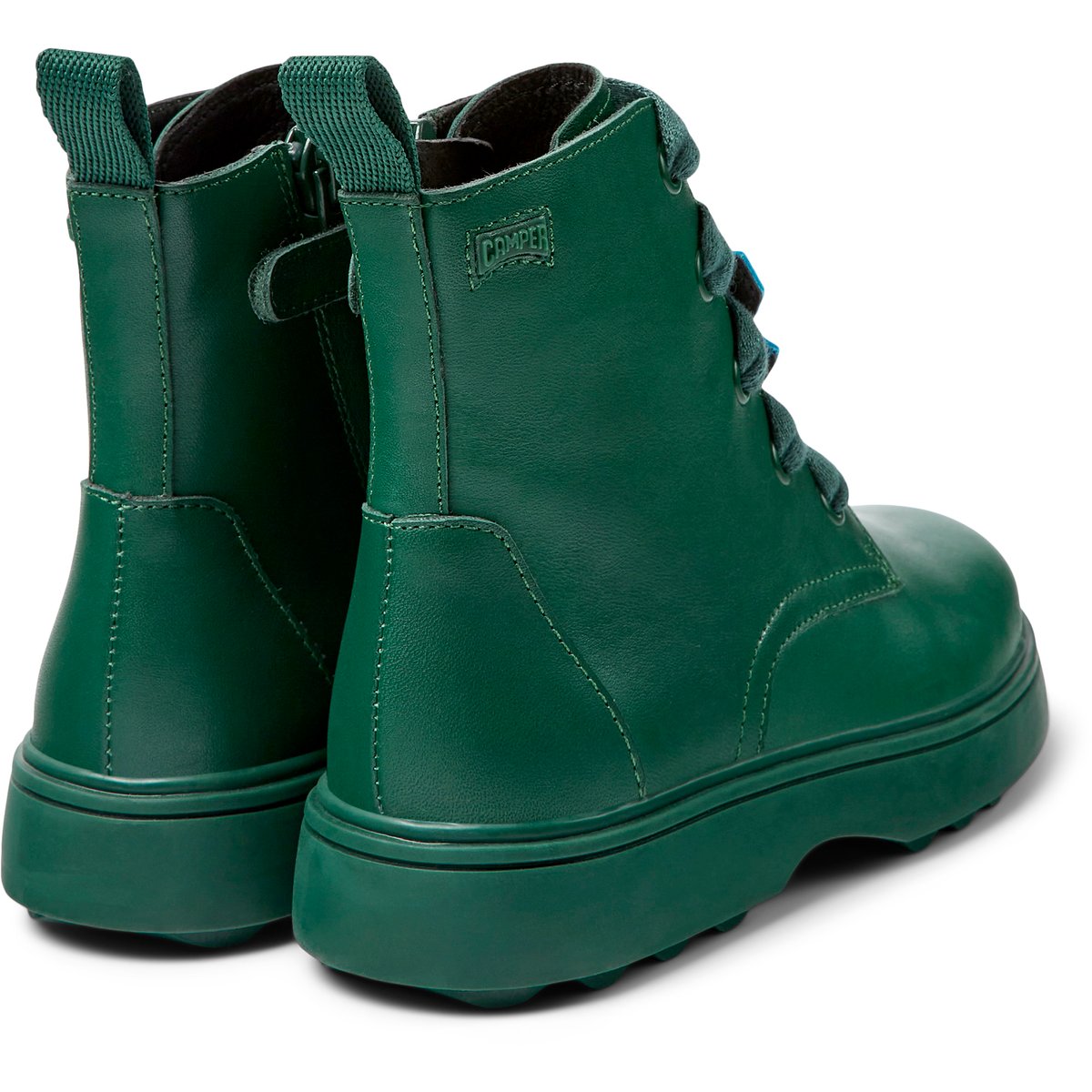 Bottines Norte SMOOTH LEATHER vert foncé, CAMPER