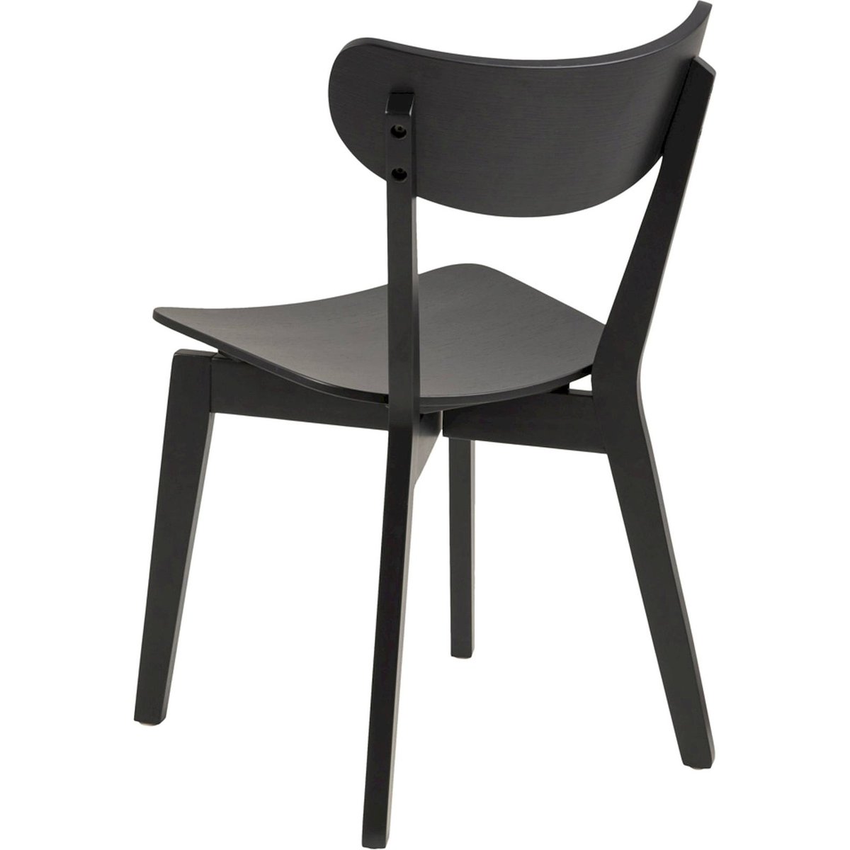 Chaise de salle à manger en bois GEMIRRO noir, RECOLLECTION