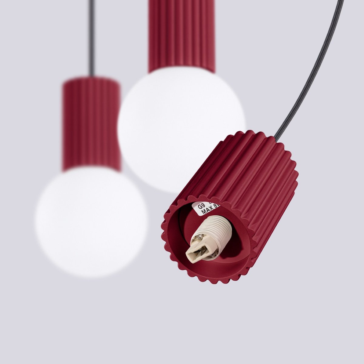 Suspension Aluminium Bourgogne G9 3 Halo bourgogne, EDEN