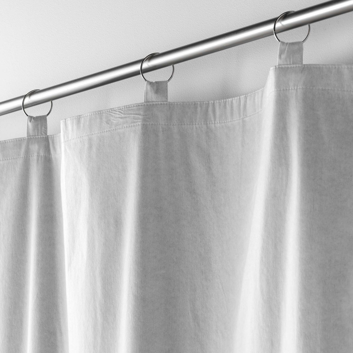 Doublure thermique avec anneaux pour rideaux gris, DOUCEUR D'INTÉRIEUR