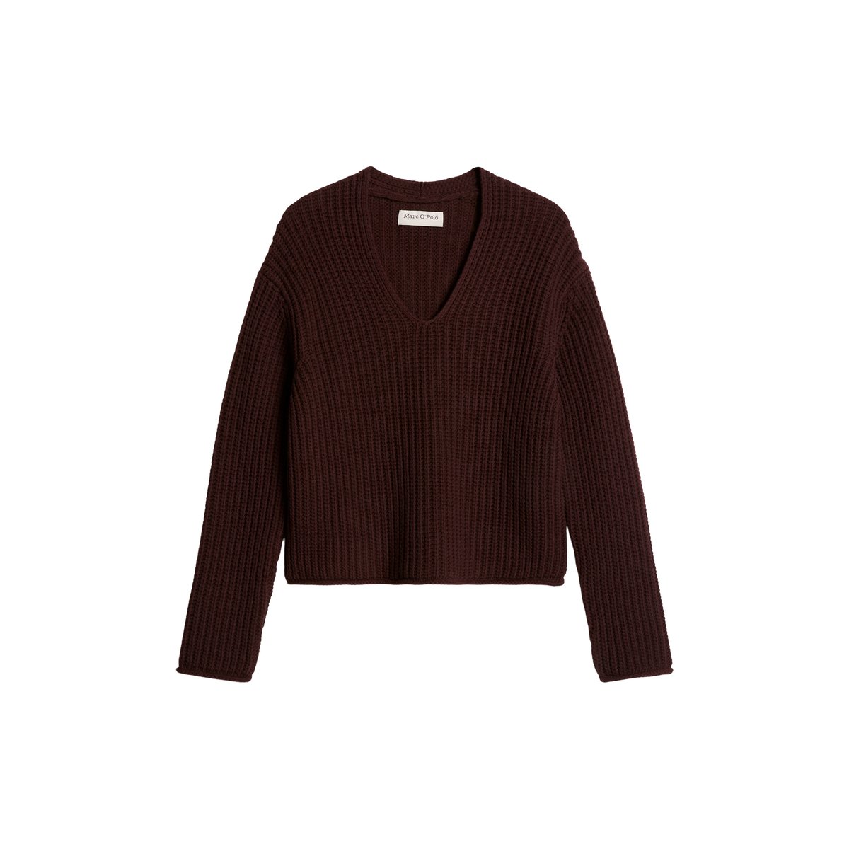 Pull en vrac en mélange de coton organique rouge, MARC O'POLO