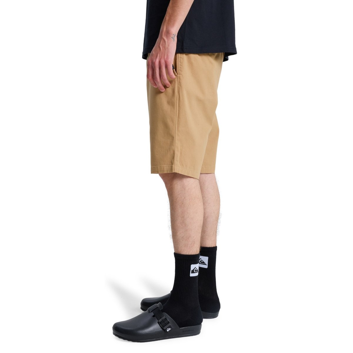 Short en denim UNION STRAIGHT 20" beige khaki, QUIKSILVER