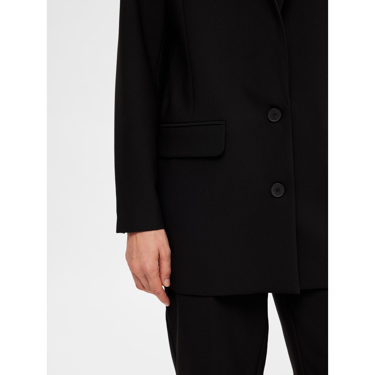 Blazer À Simple Boutonnage black 1, SELECTED