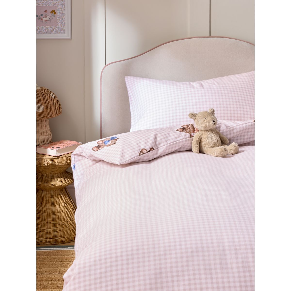 Parure de lit en coton brossé ultra-doux ours, NEXT