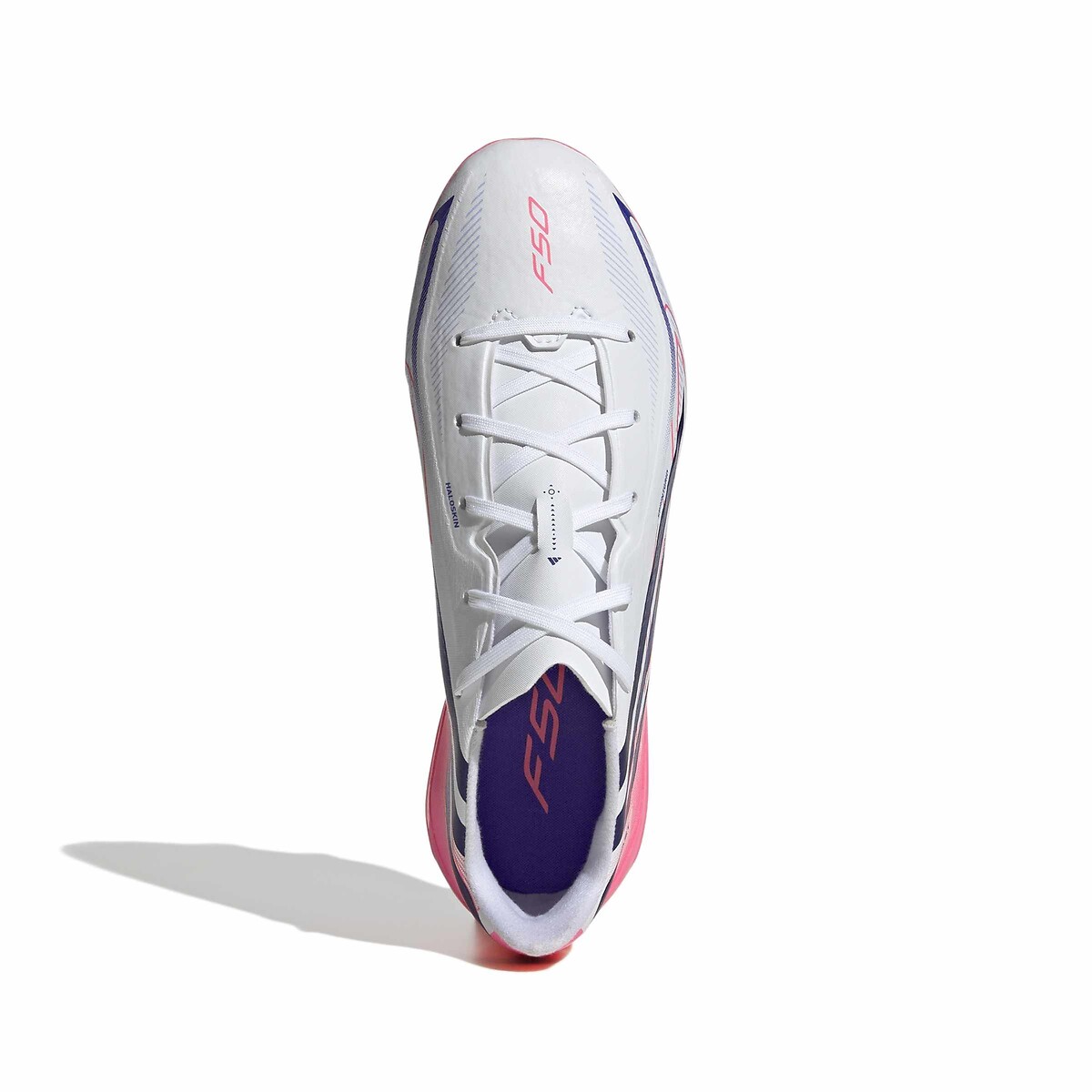 Kids F50 Hyperfast League FG Trainers white/mauve, adidas Performance