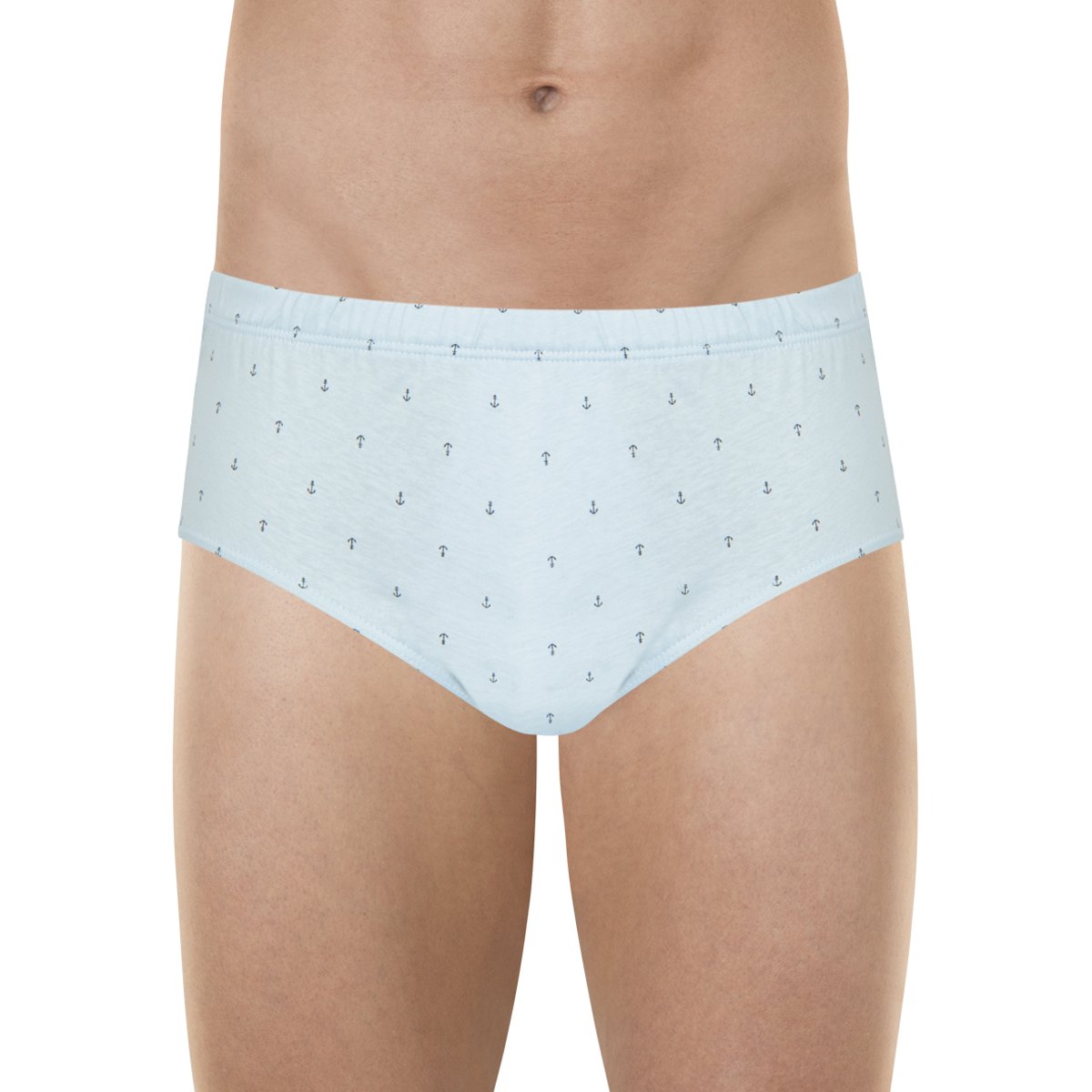 Slip taille haute imprimé bleu ciel, EMINENCE