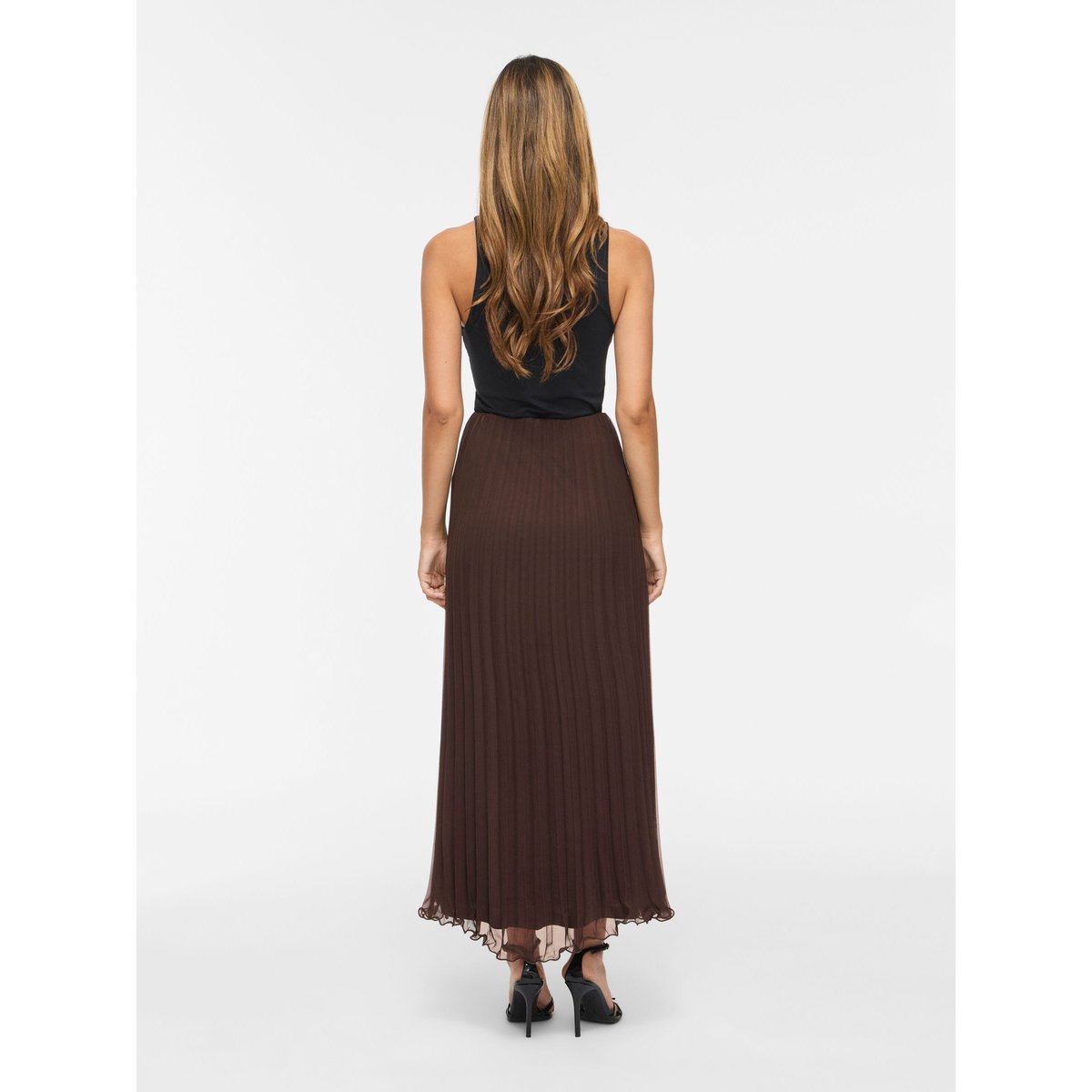 Jupe Longue marron - coffee bean1, VILA