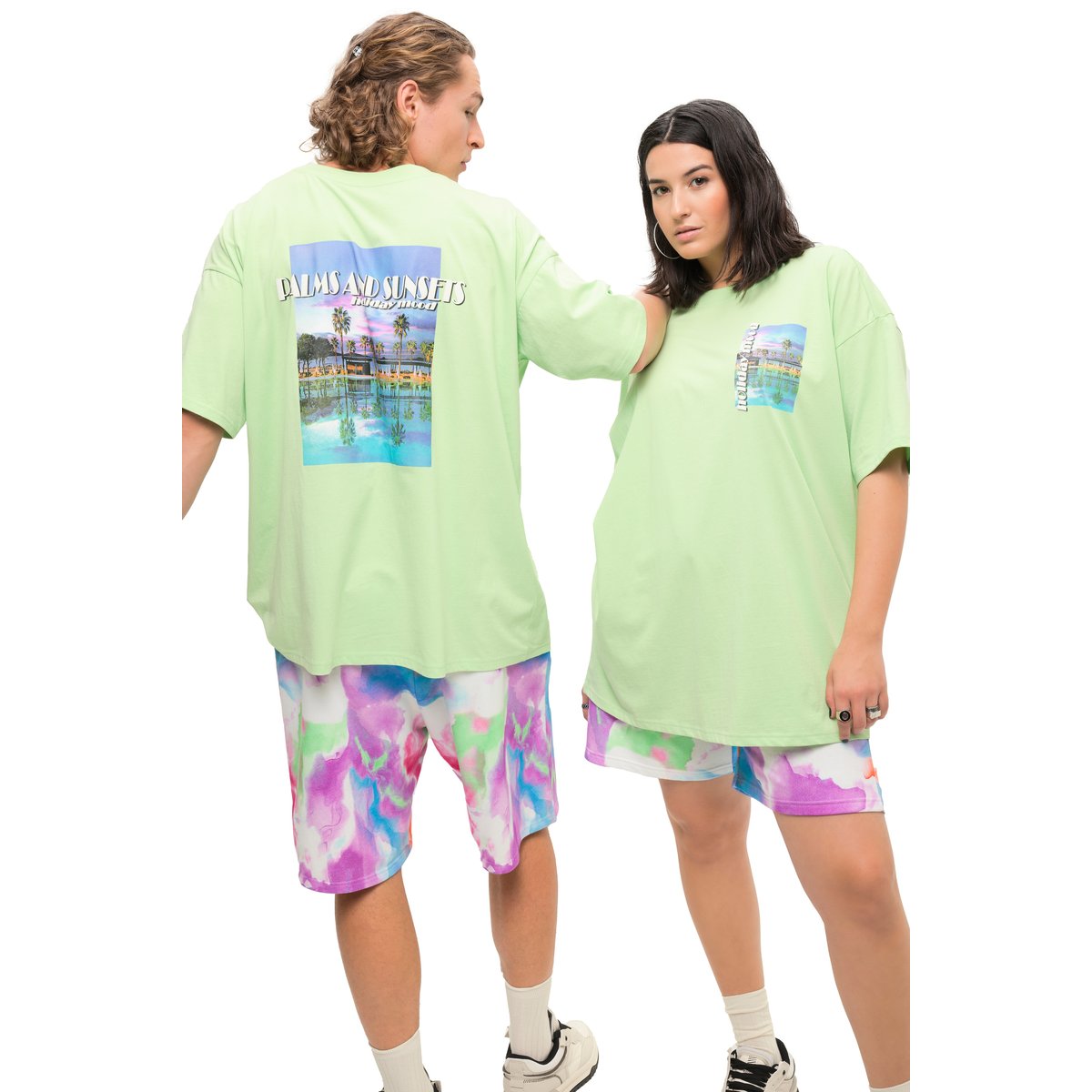 T-shirt oversized unisexe vert vif, STUDIO UNTOLD