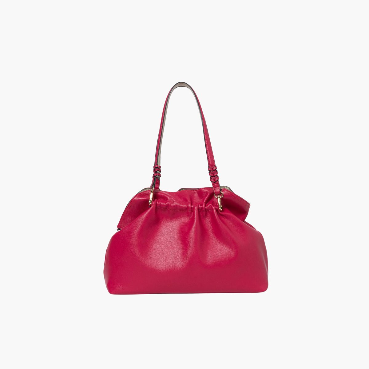 Sac shopper Shania doré,fuchsia, LOLLIPOPS