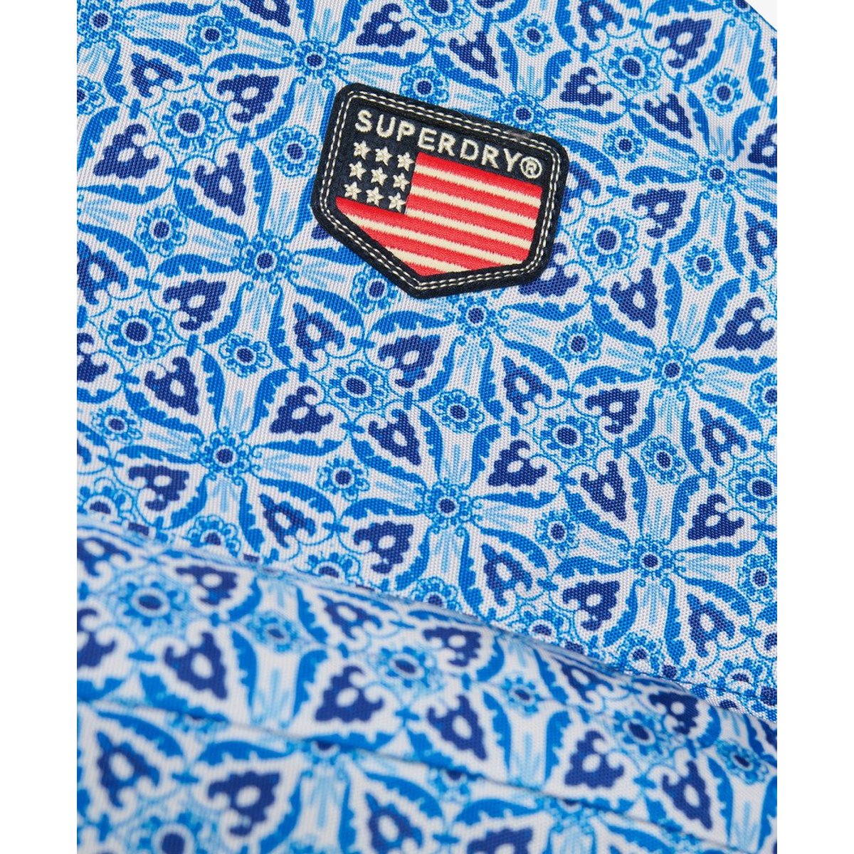 Sac à dos Montana Classic Patch bleu marine à motifs géométriques, SUPERDRY