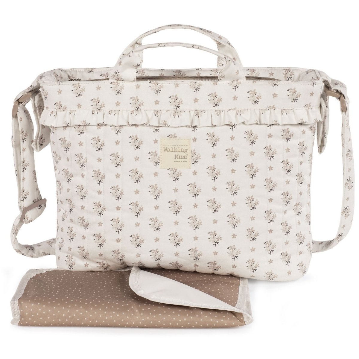 Sac à langer beige, WALKING MUM