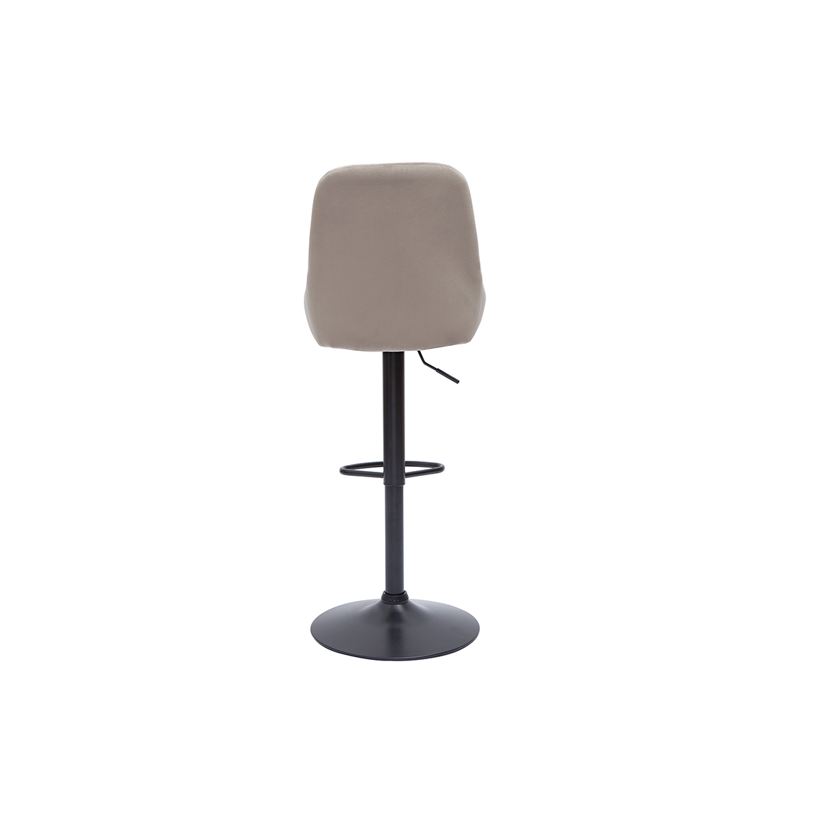 Tabourets de bar design réglables (lot de 2) HOLO taupe, MILIBOO