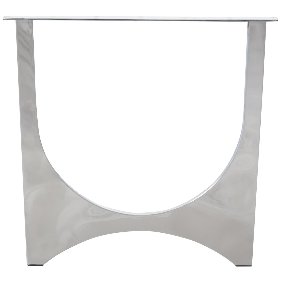 Pied de table en métal ZAANDAM chrome, WOOOD