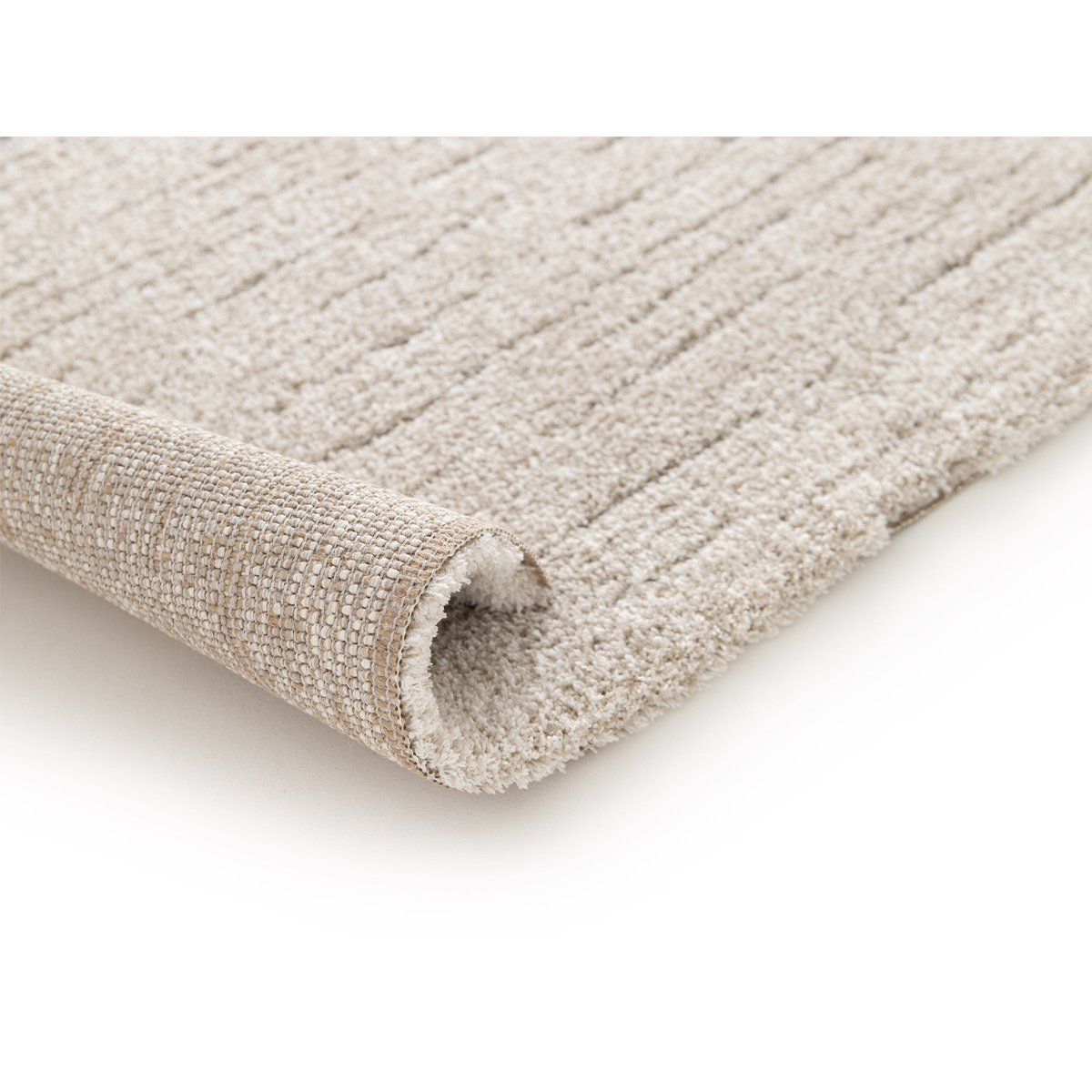 Tapis poils ras style graphique, EKKO gris clair, BOBOCHIC