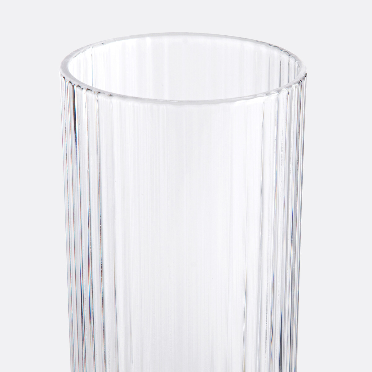 Lot de 6 flûtes à champagne striées, Ostri transparent, LA REDOUTE INTERIEURS