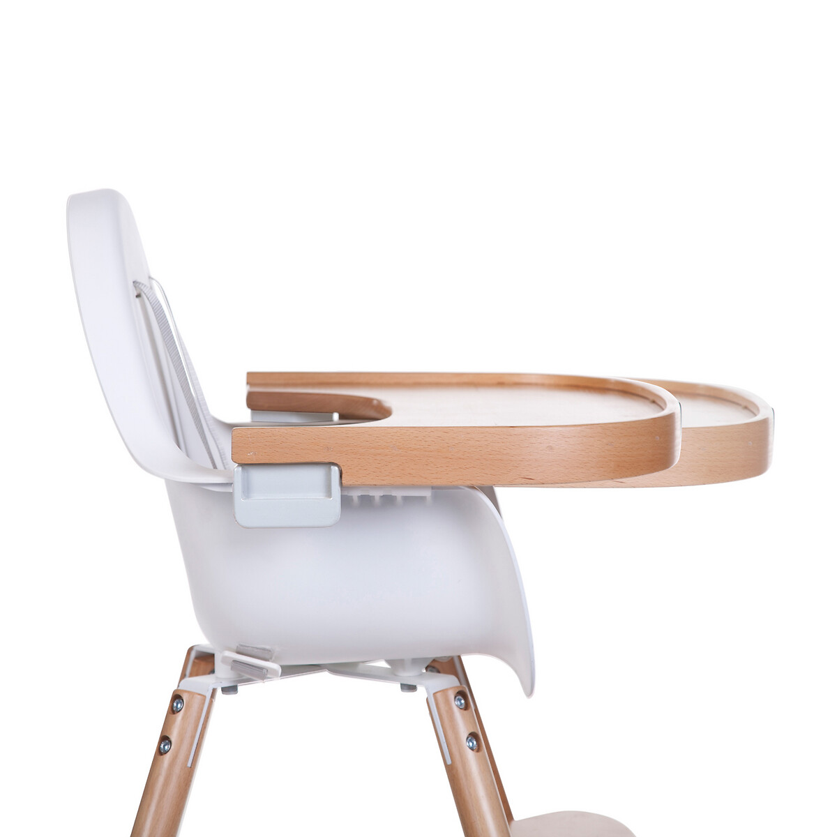 Tablette bois pour chaise haute evolu naturel, CHILDHOME
