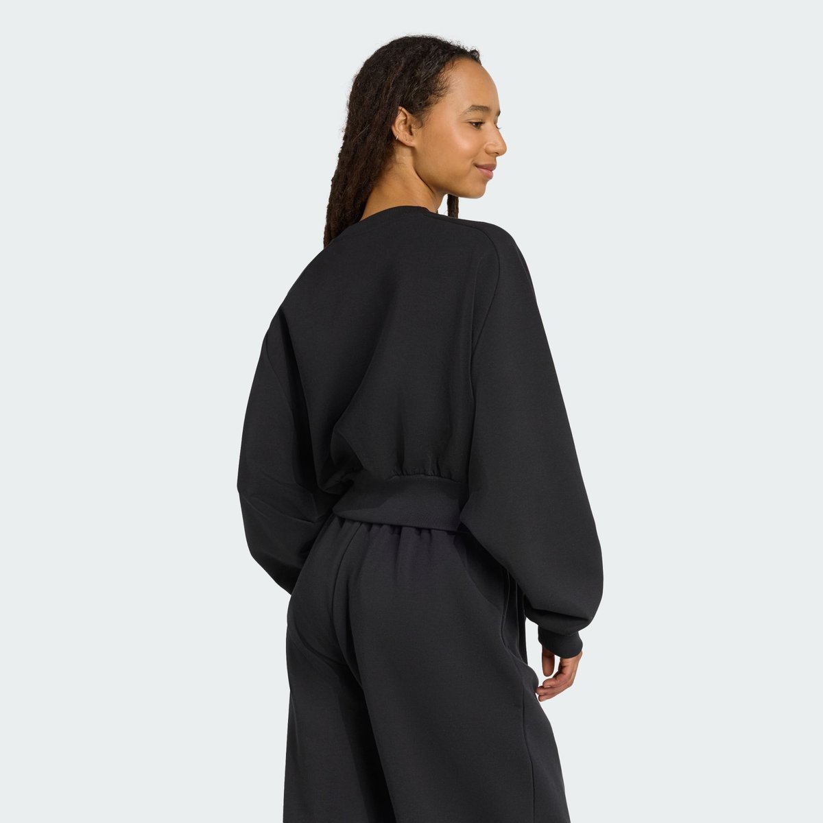 Sweat-Shirt Ample Soft Lux Sweat-Shirt Ample Soft Lux black, ADIDAS SPORTSWEAR