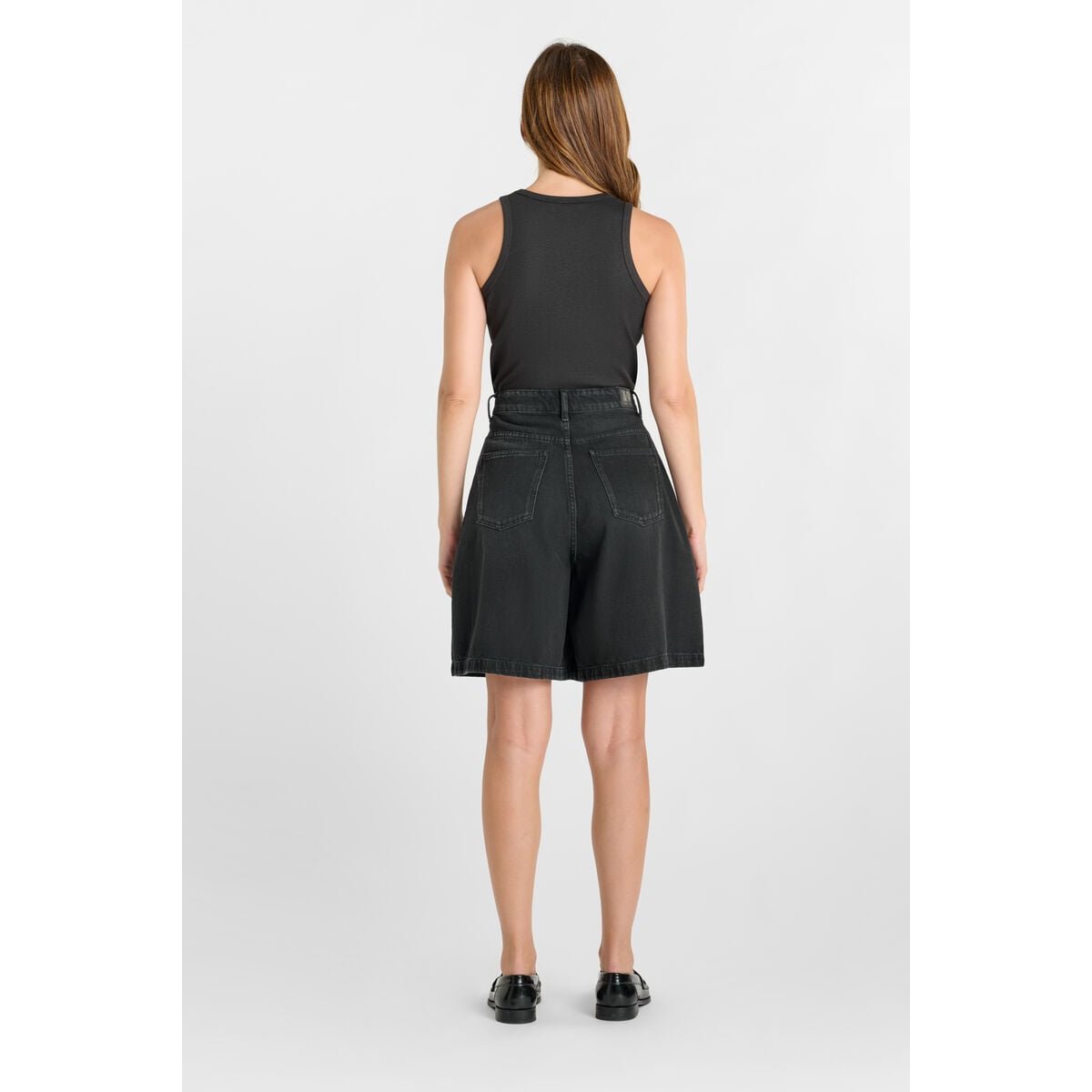 Bermuda short en jeans LOVA black, LE TEMPS DES CERISES