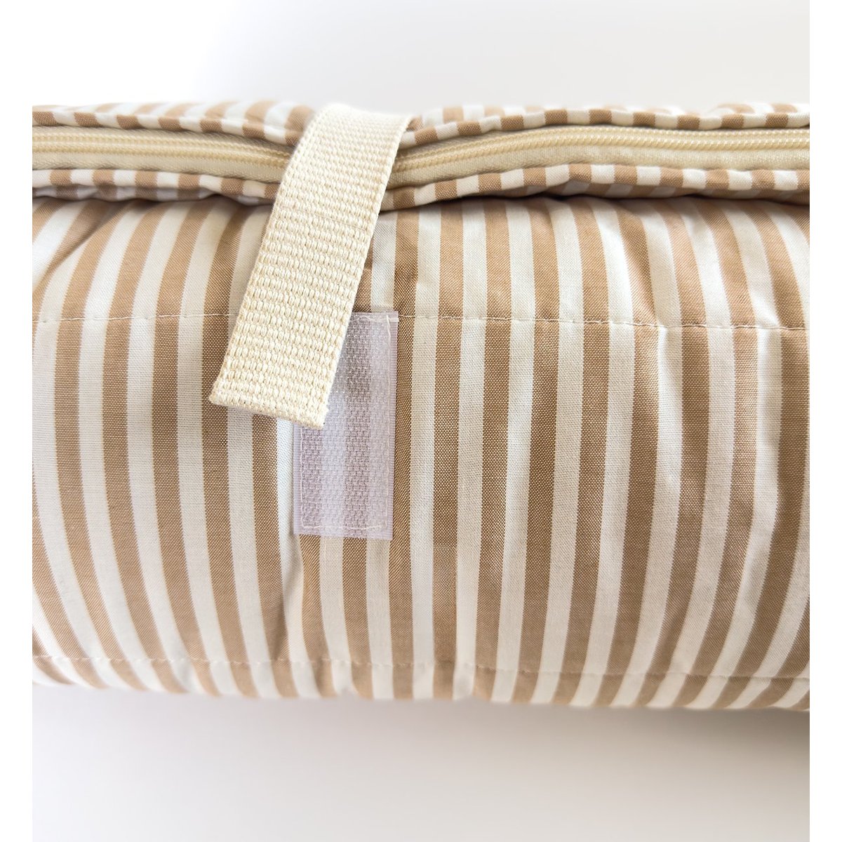 Sac de couchage coton bio RAYÉ rayé ambre, KADOLIS