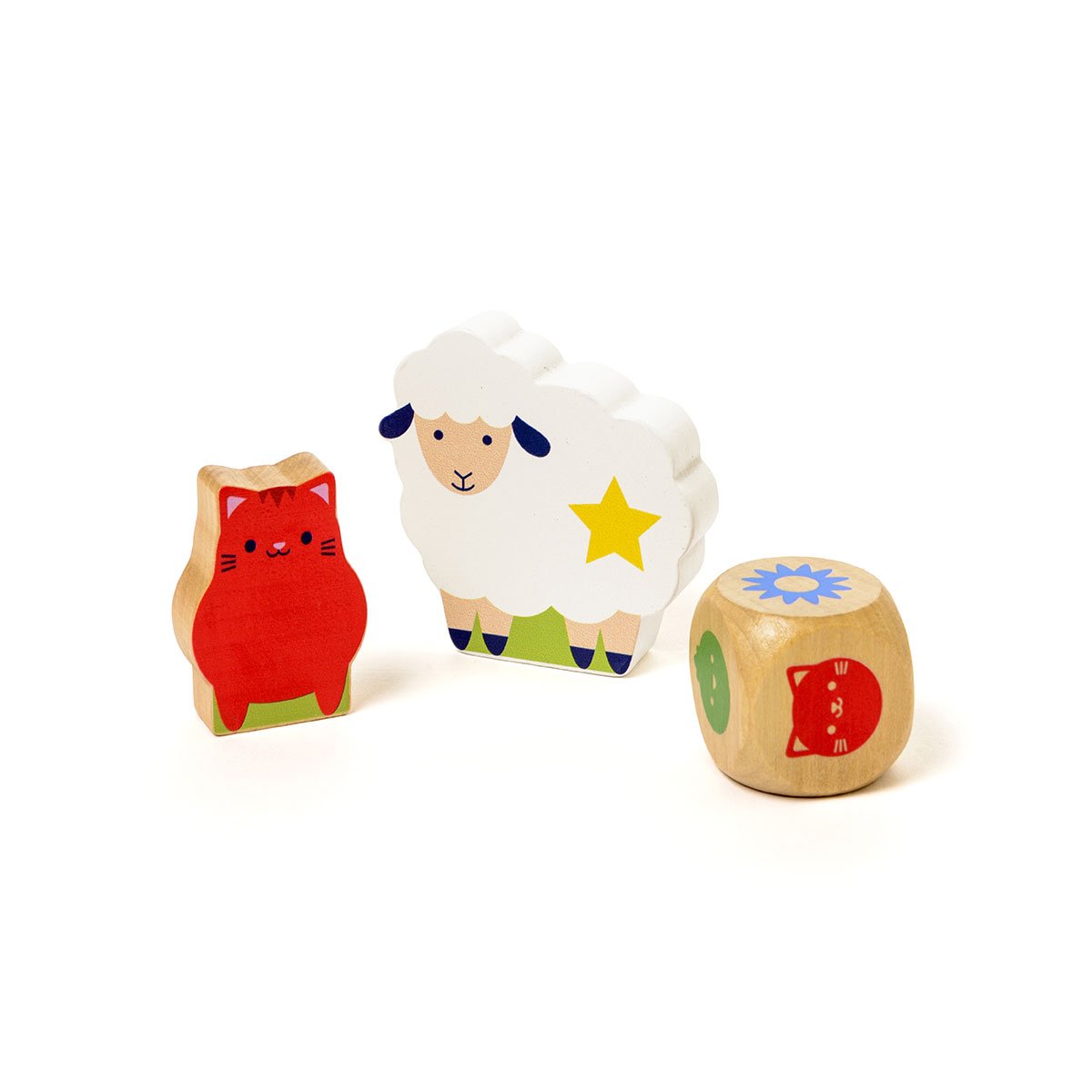 Jeu de société Saute Moutons blanc, OXYBUL