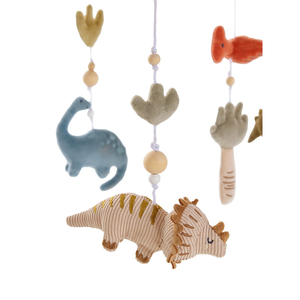 Mobile musical dinosaure MINISAURUS beige, VERTBAUDET