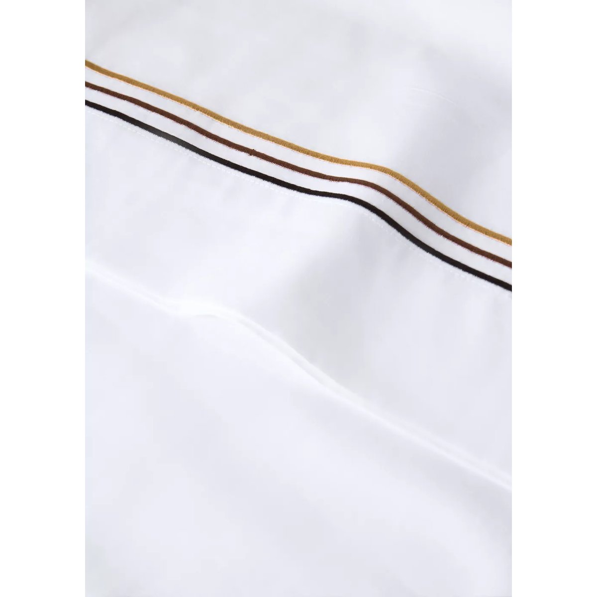Taie d’oreiller 100 % coton brodé 45x110 cm écru, MANGO HOME