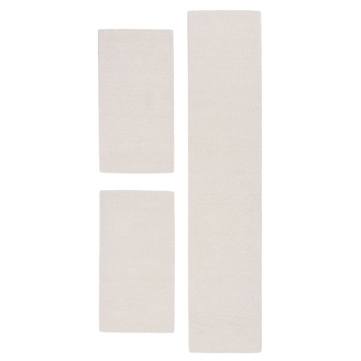 Tapis en laine tufté main style berbère - ROYAL BERBER natural blanc, THEKO