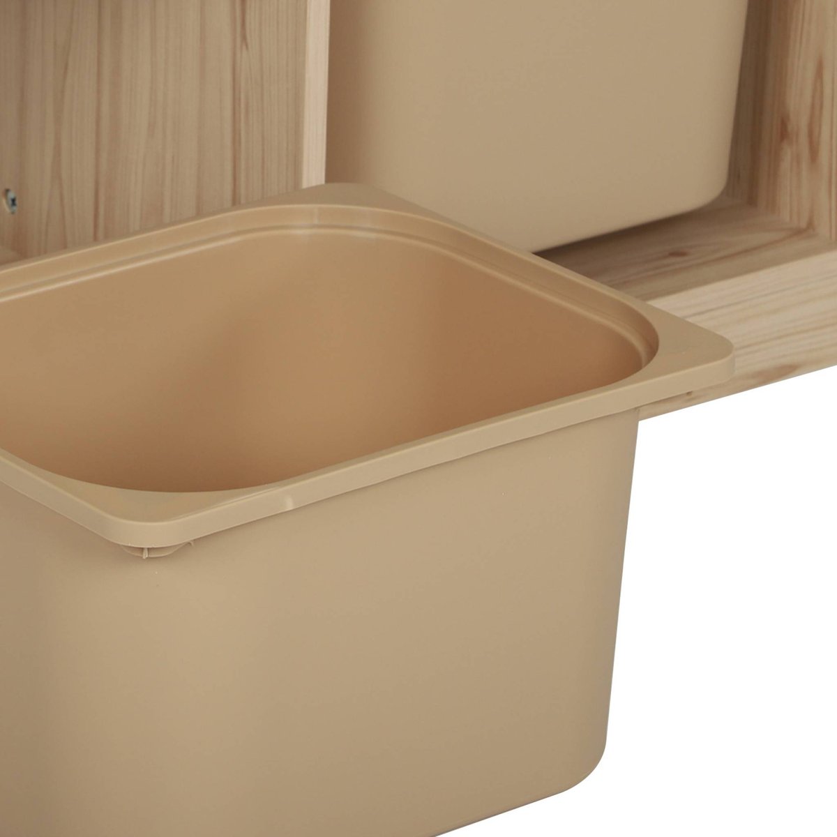 Sora - Meuble de rangement pour enfant 6 bacs de rangement SORA moutarde, SWEEEK